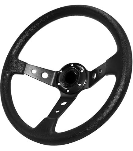Amazon.com: Momo DRF33BK1R Drifting Red 330 mm Leather Steering